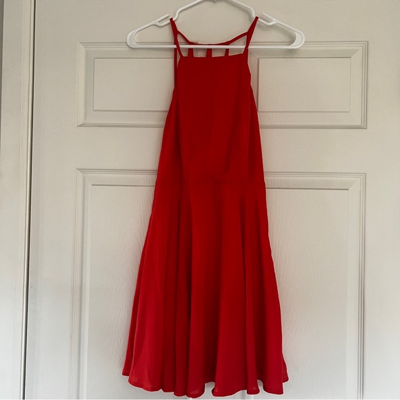 Moon Collection | Coral Strappy Back Dress - Picture 3 of 7